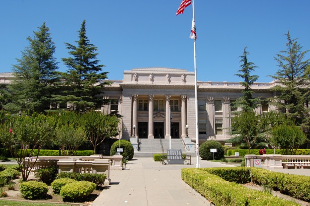 Outside view of a Yolo County Court